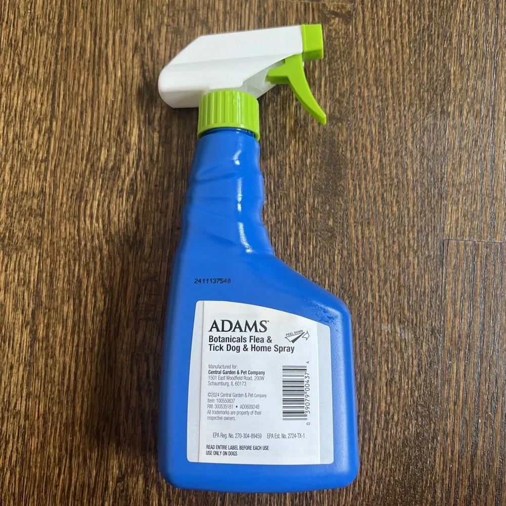 ADAMS Botanicals Flea and Tick Cat and Home Spray, Plant-based Formula, 16 oz